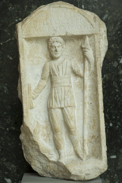 Funerary stela by Roman